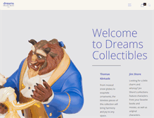 Tablet Screenshot of dreamscollectibles.com